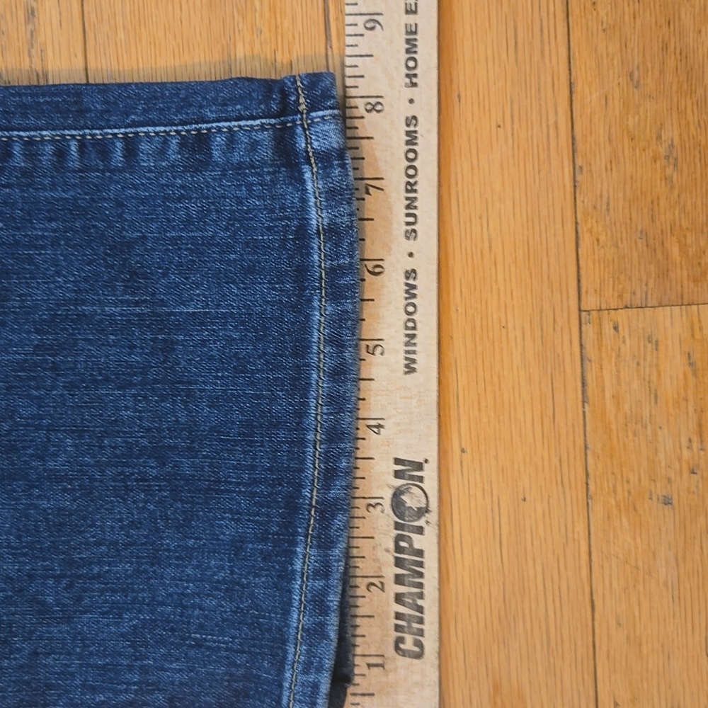 NYDJ Barbara Bootcut Blue Jeans Lift Tuck Stetch Medium Wash Sz 6 (28x32 1/2") - Picture 10 of 14